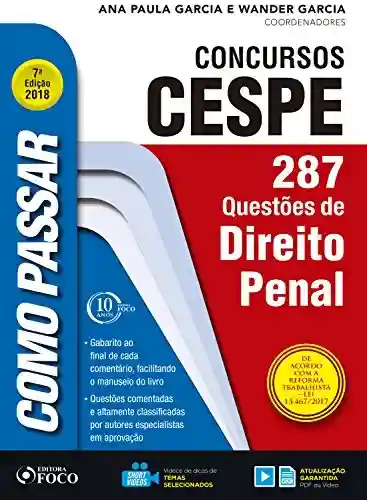Livro Baixar: Como passar em concursos CESPE: direito penal: 287 questões de direito penal