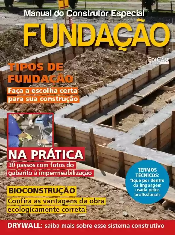 Livro Baixar: Manual do Construtor - 20/07/2021 - Fundação (EdiCase Publicações)