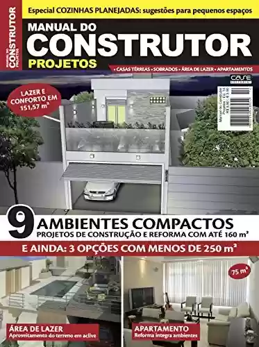 Livro Baixar: Manual do Construtor Projetos Ed. 14 - 9 Projetos Com Até 160 m²