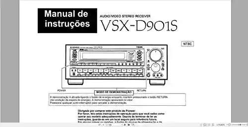 Livro Baixar: MANUAL EM PORTUGUÊS PIONEER VSX-D901S: MANUAL COMPLETO TODO ILUSTRADO