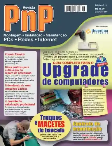 Livro: PnP Digital nº 15 – Upgrade de Computadores, truques de bancada, contratos de manutenção e outros trabalhos