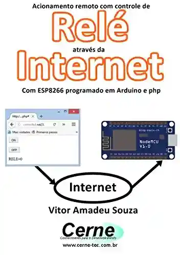 Livro: Acionamento remoto com controle de Relé Através da Internet Com ESP8266 programado em Arduino e php
