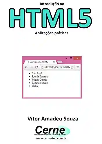 Livro: Introdução ao HTML5 Aplicações práticas