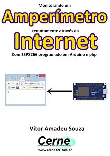 Livro: Monitorando um Amperímetro remotamente através da Internet Com ESP8266 programado em Arduino e php
